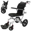 PROTRAVERCE WHEELCHAIRS ADULTS LIGHTWEIGHT FOLDABLE REMOVABLE CUSHION - BLACK