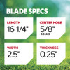 Oregon Lawn Mower Blades for Most Standard Mowers B092BDD6DL - Black New