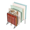 DESIGNA 4 Pack Metal Incline Sorter Vertical File Holder - B07597Q9RY
