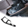 YIWANG Carbon Fiber Style ABS Chrome Center Console Decoration Frame Cover Trim New