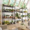 REIBII 72''H Metal Shelving 5-Tier Storage Shelves, 1100lbs, Kitchen Pantry