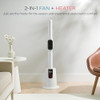 SHARK TURBOBLADE BLADELESS TOWER FAN + HEAT, WHITE, TH205CO - WHITE