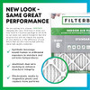 Filterbuy 16x25x2 Air Filter MERV 8 Dust Allergy Defense 6-Pack - White New