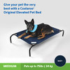 Coolaroo Original Elevated Dog Bed Breathable Off-The-Ground Pet Bed - Navy Blue New