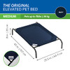 Coolaroo Original Elevated Dog Bed Breathable Off-The-Ground Pet Bed - Navy Blue New
