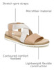 H6154S1200 Dr. Scholl's Shoes Womens Islander Sandal, Tawny Birch, Size 9.5