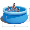 JLeisure Avenli 8 Foot x 25 Inch 2 to 3 Person Capacity Prompt Set - Blue New