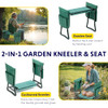 iPower Garden Kneeler Seat Foldable Kneeling Bench Pad 2 Tool Pouches Green New