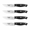 Ergo Chef Pro Series 2.0 Steak Knives Set of 4 B09H9NKCDZ - Black Pakkawood New