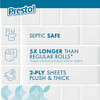 Amazon Brand Presto! 2-Ply Ultra-Soft Toilet Paper Septic-Safe 24 Mega Rolls New