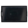 GET RST-2517-1-BK Coffee Table / Ottoman Tray with Handles, 25"x16", Black New