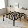 NOVILLA BED FRAME QUEEN SIZE 18" SIMPLICITY METAL PLATFORM QUEEN BED FRAME