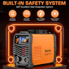 Rotvik 200Amp Stick Welder Large LED Display 110V/220V Dual Voltage - Orange