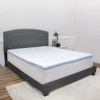 SensorPEDIC SensorCOOL 3-Inch Quilted Gel-Infused Memory Foam Bed Topper New