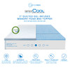 SensorPEDIC SensorCOOL 3-Inch Quilted Gel-Infused Memory Foam Bed Topper New