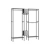 SONGMICS Garment Rack Heavy Duty Clothes Rack Freestanding Portable Wardrobe