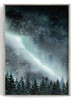 Galaxy wall art watercolor print northern lights 3 prints (18" x 24" x 3 Prints) New