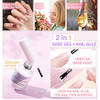 Gellen Nail Tips and Glue Gel Kit, Nail Art Acrylic Nail Kits with 240Pcs Coffin