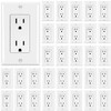 120 Pack 15 Amp Decorator Wall Receptacle Outlet Non Tamper Resistant New
