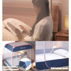 Xixi-home Pop Up Mosquito net for Bed,Foldable Large Space Mosquito Tent - Pink New
