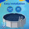 Blue Wave Evening Bay 8-ft Round Overlap Pool Liner Above-Ground - Dark Blue New