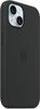 APPLE IPHONE 15 SILICONE MAGSAFE: LIGHTWEIGHT PHONE CASE - BLACK