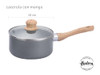 HUDSON Aluminum and Ceramic Nonstick Covered 5 Pc Stockpots and Frypan Set New