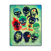 JPI Twin Blanket, 60'' x 80'', B016NF3C8M - Suicide Squad - Green New