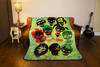 JPI Twin Blanket, 60'' x 80'', B016NF3C8M - Suicide Squad - Green New