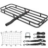 WEIZE Hitch Cargo Carrier 500 lbs Capacity 2" Receiver B09FP3XG1S - Black