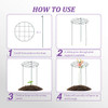 CEED4U 12 Pack Peony Plant Support Cage, Grow Through, 16 x 24 Inches, Green New