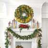 Dazzle Bright 24" Pre-Lit Christmas Wreath B099N6MMSJ - Green New
