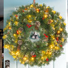 Dazzle Bright 24" Pre-Lit Christmas Wreath B099N6MMSJ - Green New