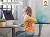 OOH AAH Lumbar Pillow Memory Foam Cushion Lower Back Pain Relief New