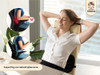 OOH AAH Lumbar Pillow Memory Foam Cushion Lower Back Pain Relief New