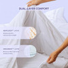 Mellow Temperature Control Comforter King Size All Season Washable B0FMZZSMH6 New