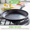 GreenLife Soft Grip Diamond Healthy Ceramic Nonstick 12" Frying Pan Skillet New