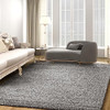 Tchdio High Pile Shag Solid Grey Area Rug 8*10 ft B0C3VTB138 New