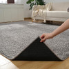 Tchdio High Pile Shag Solid Grey Area Rug 8*10 ft B0C3VTB138 New