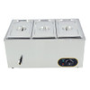 MOOTACO Commercial Food Warmer Stainless Steel Bain Marie Buffet Warmer 1500W New