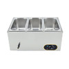 MOOTACO Commercial Food Warmer Stainless Steel Bain Marie Buffet Warmer 1500W New