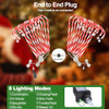 PINPON Candy Cane Lights 22" 10 Pack Christmas Candy Cane Pathway Light New