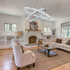 Modern Crystal Chandeliers Oval 2 Rings Pendant Lighting Light Fixtures New