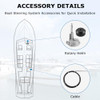 MOTAFAR Boats Steering System Control Cable 13ft Mechanical Rotary Steering Kit New
