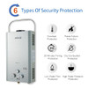 Patoly Outdoor Propane Gas Water Heater 10L 2.64 GPM Portable Tankless Camping New