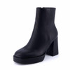 CUSHIONAIRE Women's Gallerie Block heel dress boot +Memory Foam, Black 8.5 W New