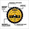 DEWALT CIRCULAR SAW BLADE, 6 1/2 INCH, 18 TOOTH, FRAMING - YELLOW BLACK