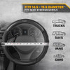 Cat® HexSport Black Carbon Fiber Steering Wheel Cover Durable Comfortable New