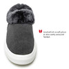 Minnetonka Women's Windy Casual Suede Slip-On Sneakers - Size 7 - Charcoal New
