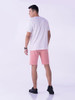 BARN SWALLOW NEW YORK SUMMER CHINO SHORTS, MEN L, BRIDAL ROSE